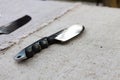 Handmade knife. Royalty Free Stock Photo