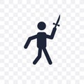 Knife Throwing transparent icon. Knife Throwing symbol design fr