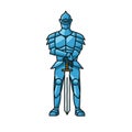 Knight in armor Royalty Free Stock Photo