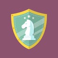 Knight Chess Emblem logo