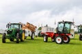 Modern knight crop sprayers at show