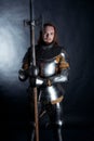 Knight on dark background