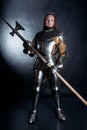 Knight on dark background