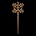 Knight Design. Battle sword of a crusader knight