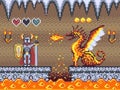 Knight and Dragon on Dungeon Game Location