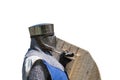 Knight with full helmet illustration