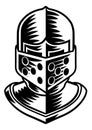 Knight Helmet Armor Helm Medieval Vintage Woodcut