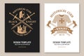 Knight historical club flyer, brochure, banner, poster. Vector Concept for shirt, print, stamp, overlay or template