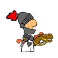 Knight on horse Royalty Free Stock Photo