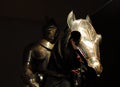 Knight with horse Royalty Free Stock Photo