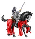 Knight on Horse