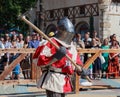 Knight with a huge battle axe