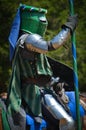 Knight Jousting at Renaissance Festival Royalty Free Stock Photo