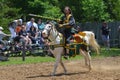 Knight Jousting at Renaissance Festival Royalty Free Stock Photo