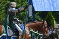 Knight Jousting at Renaissance Festival