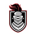 knight mascot esport logo design, Knights vector mascot sports logo