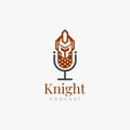 Knight Podcast Mascot