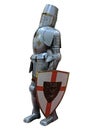 Knight's armor sideview Royalty Free Stock Photo
