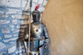 Knight`s armour as a part of an exhebition in museum.