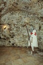 Knight`s dummy in old citadel