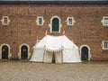 Knight's marquee in Kasteel Hoensbroek Royalty Free Stock Photo