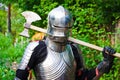 Knight in shining armor Royalty Free Stock Photo