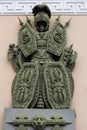 Knight statue armor war ages antique architecture