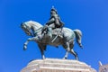 Knight statue front of Italian Parliament