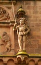 Knight statue, Heidelberger Castle, Germany Royalty Free Stock Photo