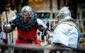 Knight tournaments in Ukraine Royalty Free Stock Photo