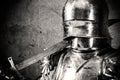 knight wearing armor Royalty Free Stock Photo
