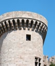 Knights castle at Rhodos Island Royalty Free Stock Photo