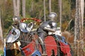 Knights Clash Royalty Free Stock Photo