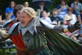 Knights Dueling at Renaissance Festival Royalty Free Stock Photo