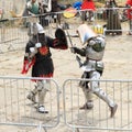 Knights fight Royalty Free Stock Photo