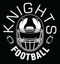 Knights Football One Color - White