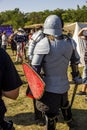 Knights joust on festival