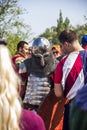 Knights joust on festival