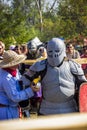 Knights joust on festival