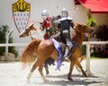 Knights jousting at Renaissance Festival