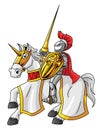Knights Rider Color Illustration Design