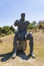 Knights with severed body parts at the foot of the Gori Fortress