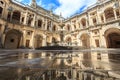 Knights of the Templar (Convents of Christ) castle detail. Royalty Free Stock Photo