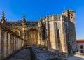 Knights of the Templar Convents of Christ castle - Tomar Portugal Royalty Free Stock Photo