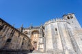 Knights of the Templar Convents of Christ castle in Tomar Portugal. Monastery of the Order of Christ Royalty Free Stock Photo