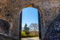 Knights of the Templar Convents of Christ castle in Tomar Portugal. Monastery of the Order of Christ Royalty Free Stock Photo