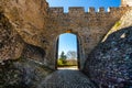 Knights of the Templar Convents of Christ castle in Tomar Portugal. Monastery of the Order of Christ Royalty Free Stock Photo