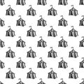 Knights tent seamless pattern