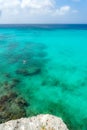 Knip Beach and swimmer