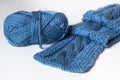 Knit scarf Royalty Free Stock Photo